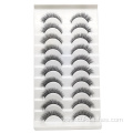 natural looking 10 pairs wispy lashes